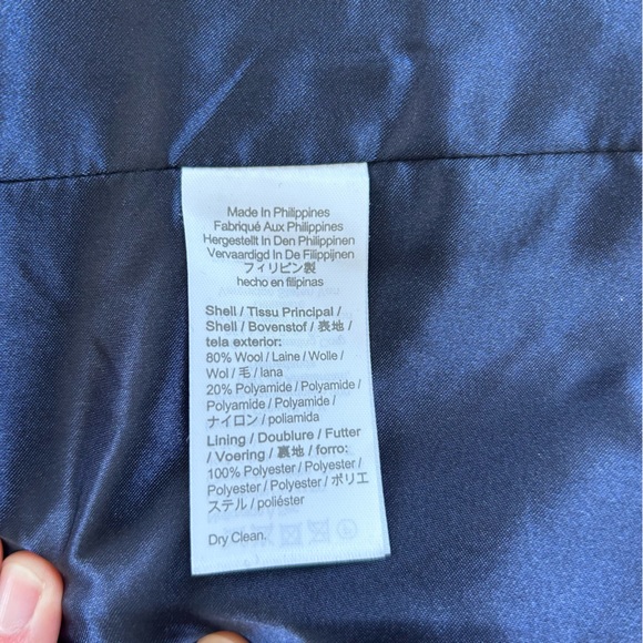 J. Crew Black Cocoon Coat in Italian stadium-cloth wool blend - Picture 2 of 10